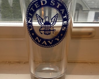 Marine-glas, Marine bierglas, Marine Pint glazen, Verenigde Staten Marine bierglas, Verenigde Staten Marine Pint glas,