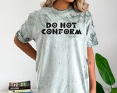 DO NOT CONFORM, Romans 12:2, Christian Tee, Trendy Christian T-shirt, Unisex Color Blast T-shirt