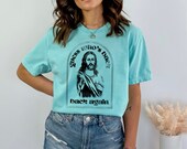 GUESS WHOS BACK, Back again, Jesus is risen, vintage Christian t shirt, funny Christian Tee, Easter Christian T-shirt, Comfort Colors