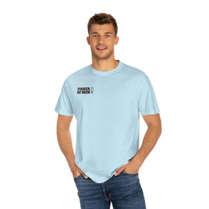 PESCADOR DE HOMBRES. Camiseta de pesca cristiana, camiseta cristiana, camiseta cristiana de moda, camiseta de colores cómodos, camisetas cristianas, camiseta gráfica cristiana imagen 5