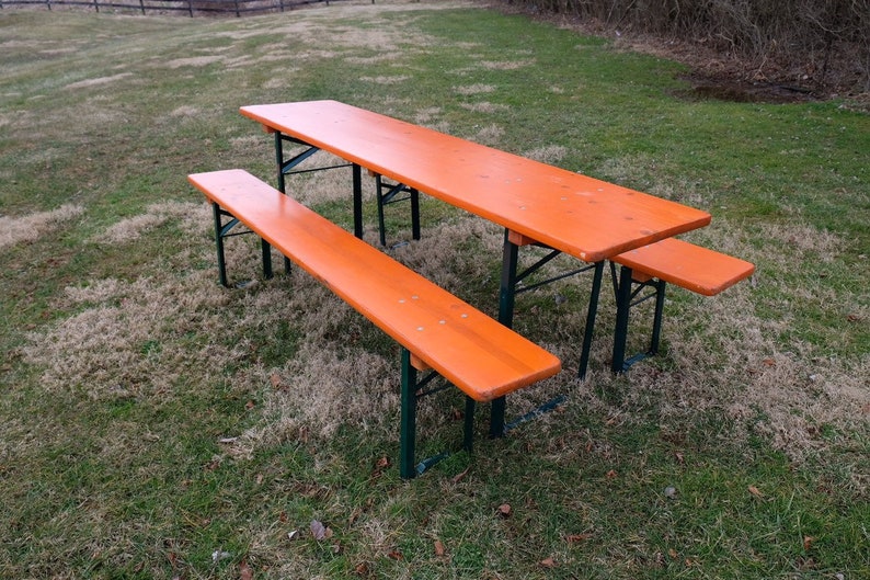 Original German Beer Garden Tables Pick Nick Table Etsy