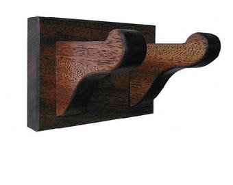 Mahogany Wooden Ukulele Hanger Wall Mount Display