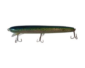 Handmade Wooden Fishing Lure - 9" Medium Shallow Diver Rainbow Trout