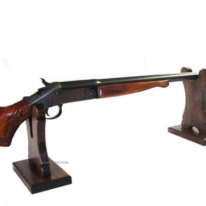 Rustic Wooden Gun Rack Stand Presentation Table Display - Etsy