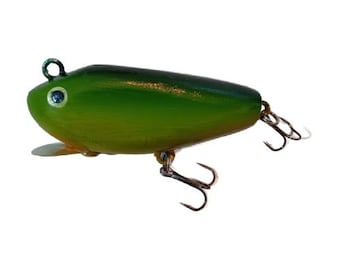 Handmade Wooden Fishing Lure - Sun Perch Diver