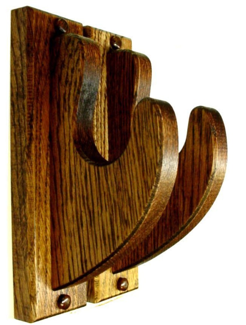 Oak Wood Gun Rack Hangers Rifle Shotgun Sword Common Wall Etsy