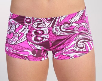 Yoga Shorts, Yoga Wear, Yoga Clothes, Dance Shorts, Dance Wear, Pole Shorts, Beach Shorts, Beach Wear, Short Shorts, Shorts in Paloma Pink