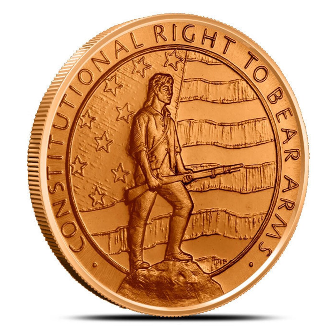 1 Oz Copper Round Collectible Coin 2nd Amendment Right to Bear Arms - Etsy
