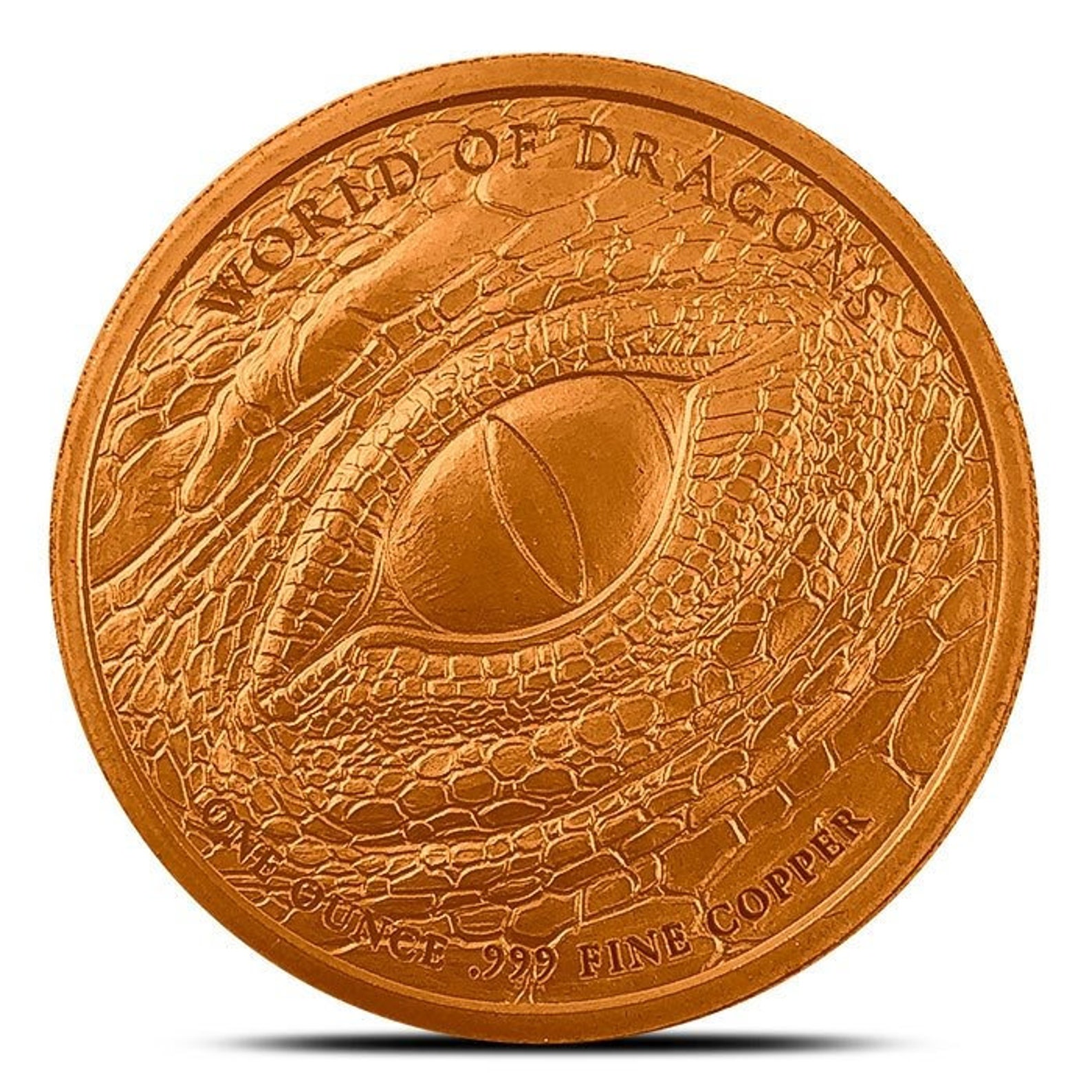 1 Oz Copper Round Collectible Coin World of Dragons the Indian Etsy