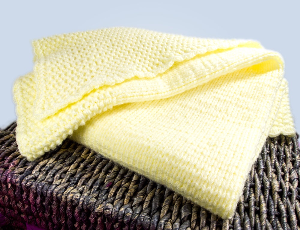 yellow swaddle blanket