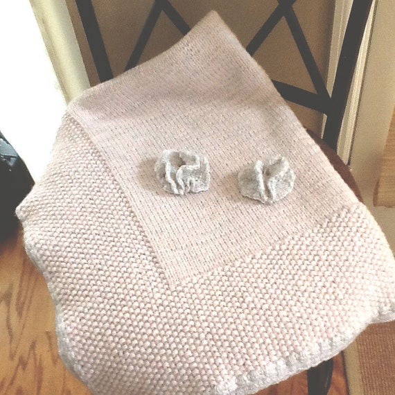 Grey Knit Baby Blankets Gray Handmade Baby Knit Order Baby Etsy