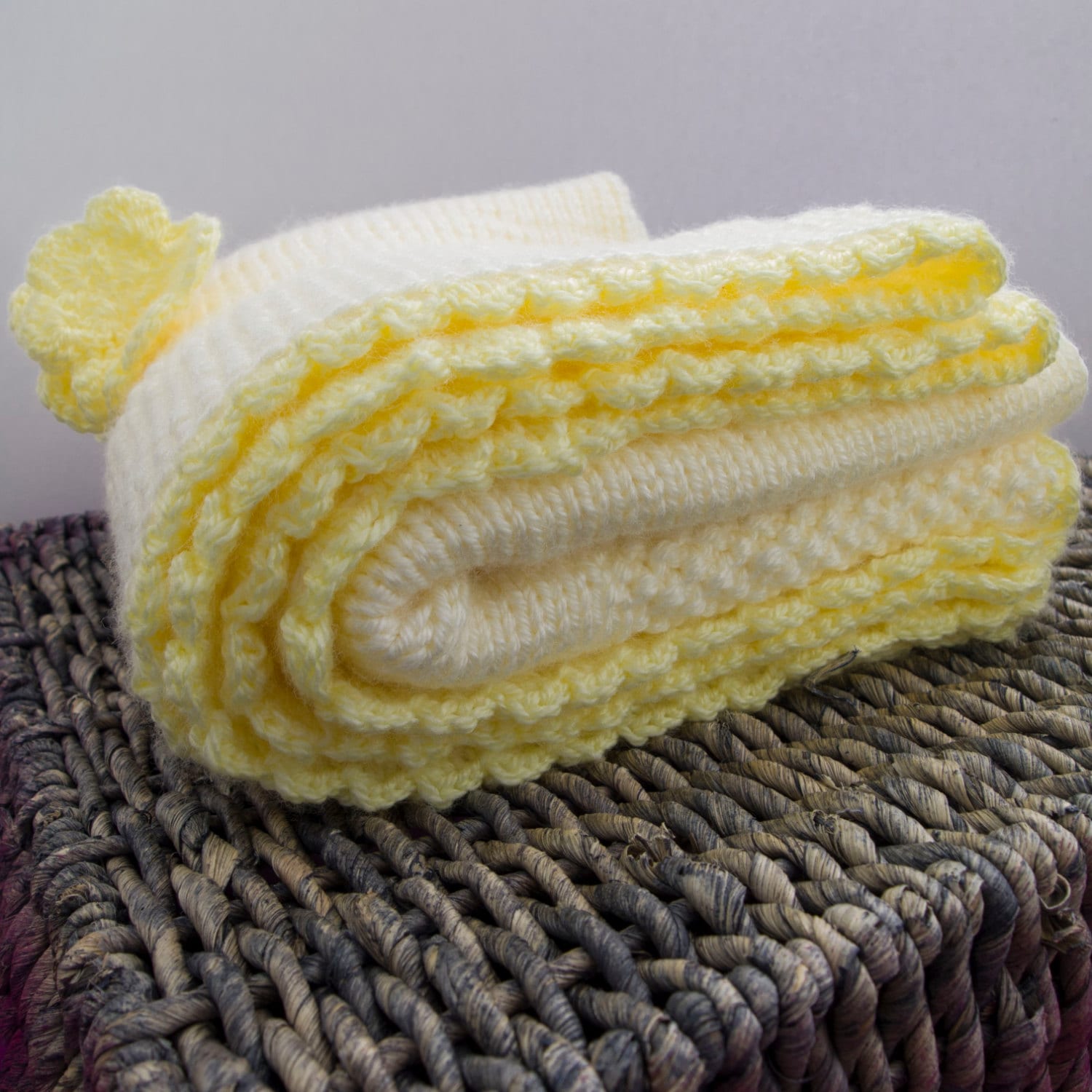 Hand Knit Blanket Knit Baby Blanket Handmade Baby Blanket Etsy