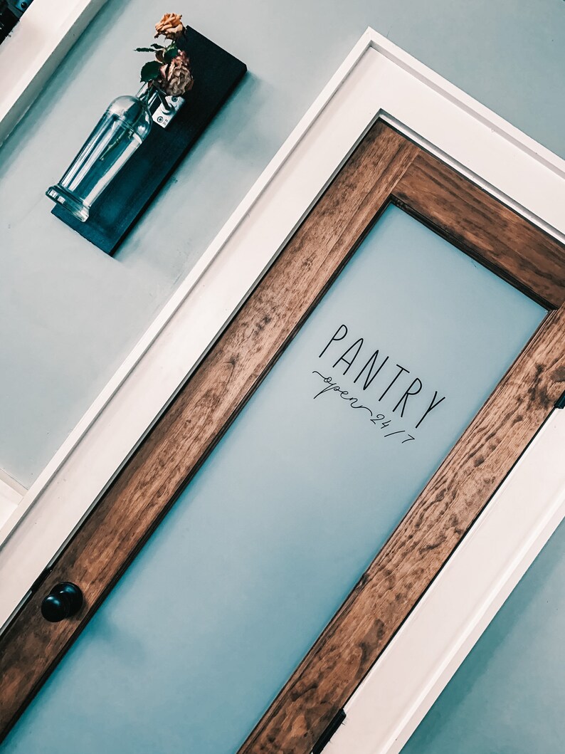 Pantry Door Decal Pantry Label
