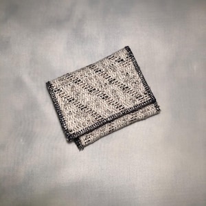 SNAP Pouch Small Grey White Bronze / Münzbeutel / Wiederverwendbare Geschenkverpackung