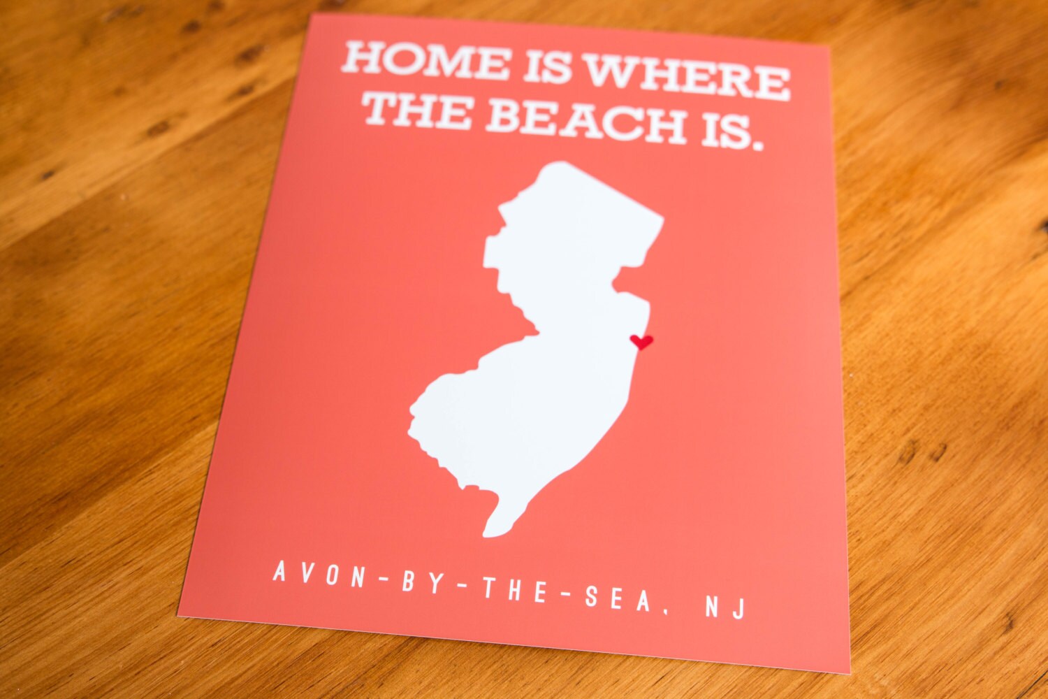 AvonByTheSea Home Is Where The Beach Is Art Print Etsy
