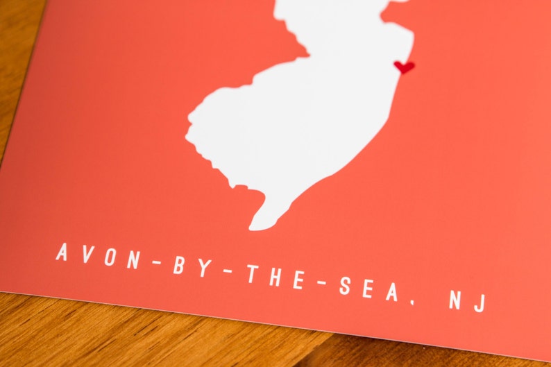 AvonByTheSea Home Is Where The Beach Is Art Print Etsy