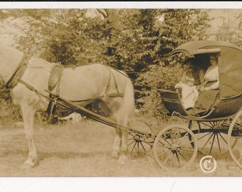 Oldest Carriage In America RPPC