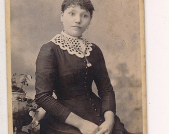 Young Lady in Urbana Ohio 1880's CDV