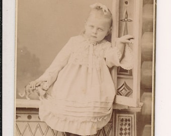 Young Girl Somewhere In Eastern Block 1890's CDV