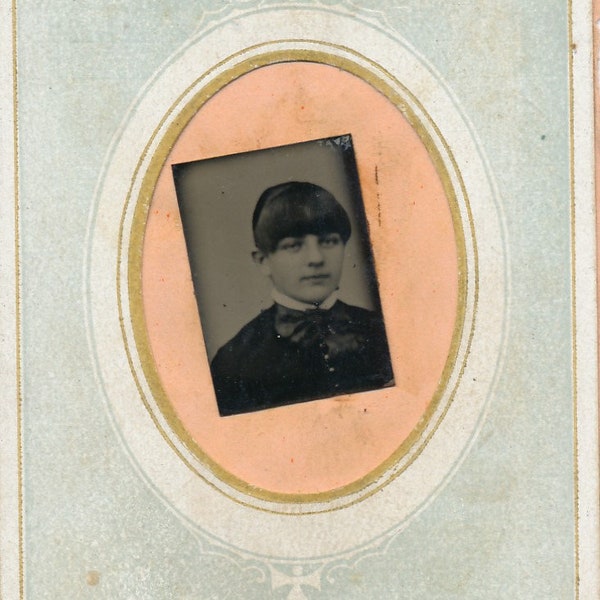 Gem Tintype Of A Little Girl 1880's Tintype