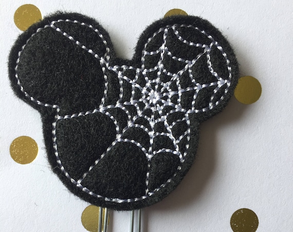 Spider Mouse planner Clip/Bookmark. Character Planner Clip. Mouse Planner Clip. Halloween planner clip. Spider Planner Clip