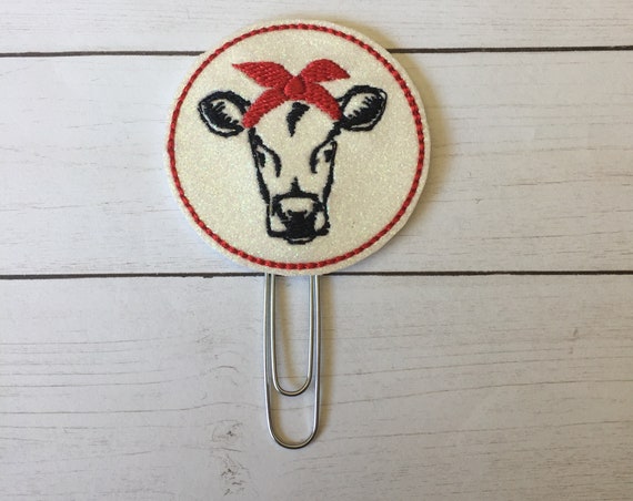 Cow Planner Clip. Heifer Planner Clip/Planner Clip/Bookmark. Southern Planner Clip. Animal Planner Clip