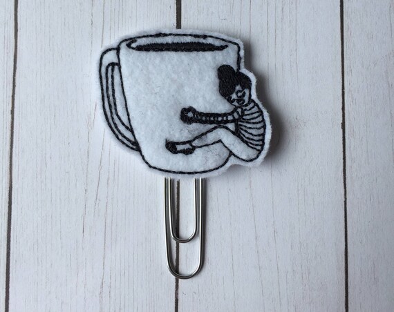 Coffee Girl Planner Clip/Planner Clip/Bookmark. Coffee Planner Clip. Coffee Girl. Love Coffee Planner Clip.