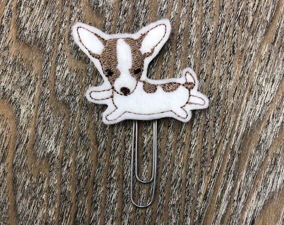 Chihuahua planner Clip/Planner Clip/Bookmark. Dog Planner Clip. Animal Planner Clip. Pet Planner Clip