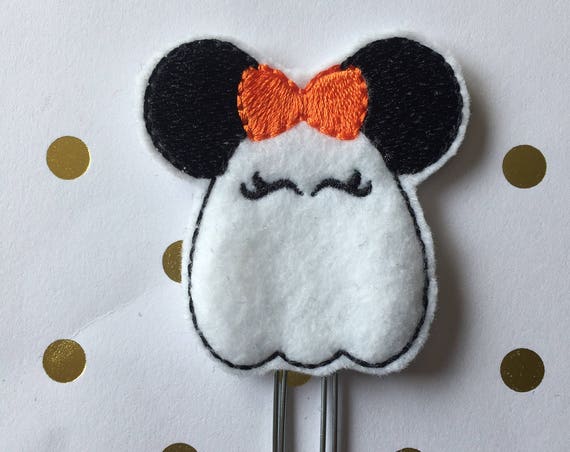 Girl Mouse Ghost planner Clip/Bookmark. Character Planner Clip. Mouse Planner Clip. Girl Mouse Planner clip. Halloween Planner clip