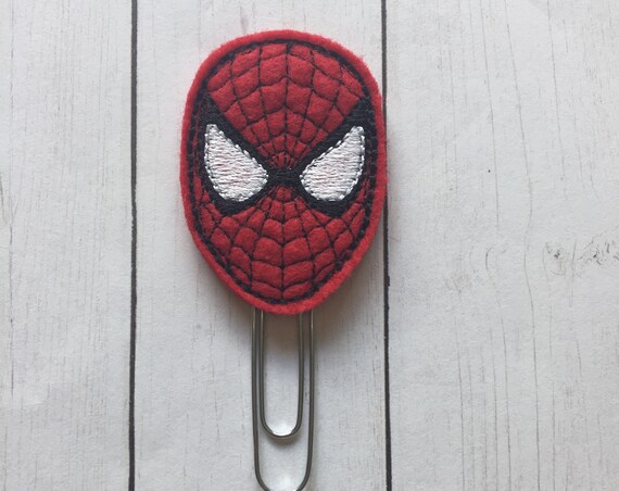 Spider Man Planner Clip/Planner Clip/Bookmark. Spider Planner Clip. Spider Hero Planner Clip. Hero Planner Clip. Character Planner Clip
