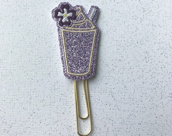 Lavender Frappucino Clip/Planner Clip/Bookmark. Frappe Planner Clip. Frappucino Clip. Coffee Planner Clip. Lavender Planner Clip