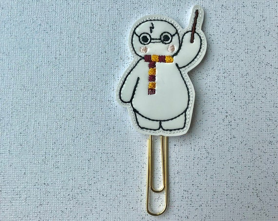 Vinyl Wizard Big Hero Planner Clip. Hero Planner Clip. Bayman Planner Clip. Wizard Planner Clip. Potter Planner Clip