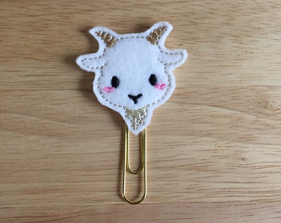 Goat Planner Clip. Farm Planner Clip. Animal Planner Clip