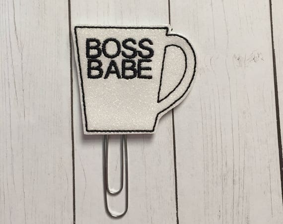 Boss Babe Coffee Cup Planner Clip/Planner Clip/Bookmark. Glitter Planner Clip. Coffee Planner Clip. Word Planner Clip. Boss Planner Clip