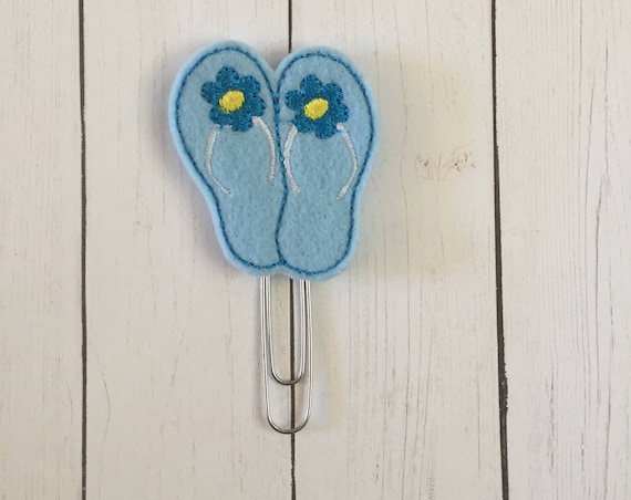 Flip Flops Clip/Planner Clip/Bookmark. Sandals Planner Clip. Summer Planner Clip. Shoe Planner Clip