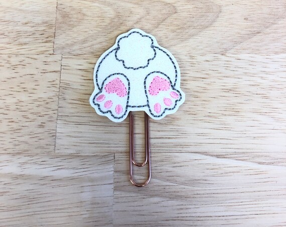 Bunny Butt planner Clip/Planner Clip/Bookmark. Easter Planner Clip. Bunny Planner Clip. Easter bunny planner clip