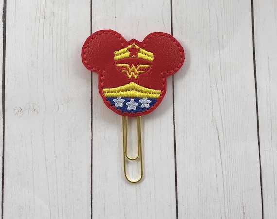 Vinyl Wonder Mouse Clip/Planner Clip/Bookmark. Mouse Planner Clip. Mickey Planner Clip. Super Woman Planner Clip. Hero Planner Clip