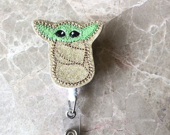 Baby Yoda Badge Reel/ Badge Reel/Nurse Badge Reel. Star Wars Badge Reel