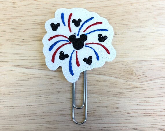 Mouse Fireworks Clip/Planner Clip/Bookmark. Mouse Planner Clip. Fireworks Planner Clip. Patriotic Planner Clip