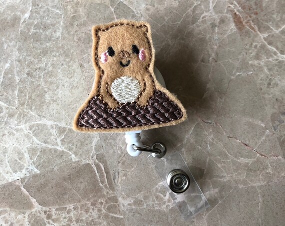 Groundhog Badge Reel/ Badge Reel/Nurse Badge Reel. Groundhog Day Badge Reel