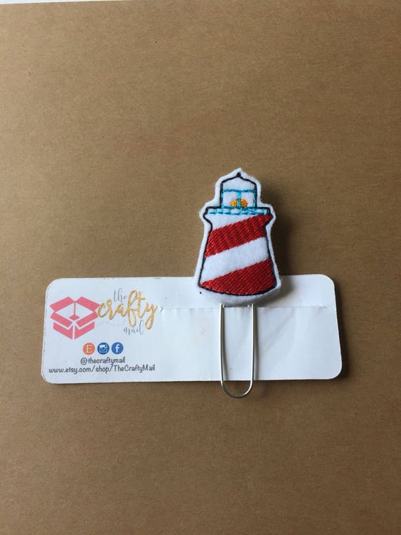 Lighthouse Clip/Planner Clip/Bookmark. Lighthouse planner clip
