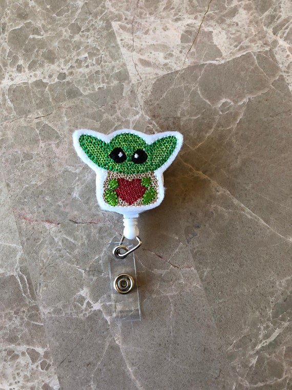 Valentine Yoda Badge Reel/ Badge Reel/Nurse Badge Reel. Star Wars Badge Reel. Valentine Badge Reel