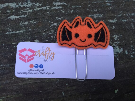 Bat Planner Clip/Paper Clip/Feltie Clip. Coffee Planner Clip. Halloween Planner Clip. Autumn/Fall Planner Clip