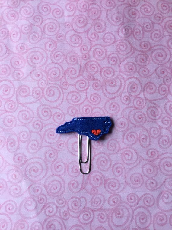 North Carolina Planner Clip/Planner Clip/Bookmark. State Planner Clip. Carolina Planner Clip. My State Planner Clip. NC planner clip