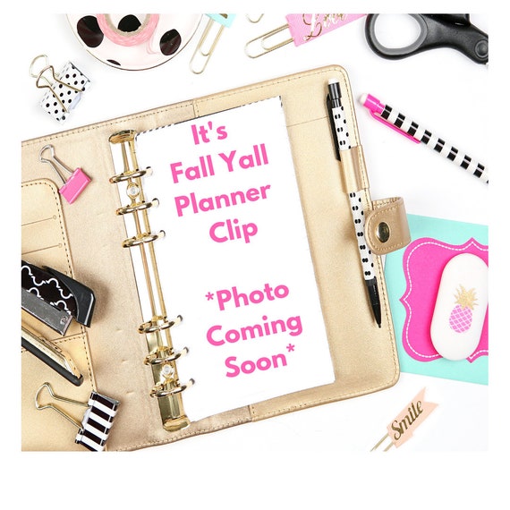 It's Fall Yall Planner Clip/Planner Clip/Bookmark. Fall Yall Planner Clip. Fall Planner Clip.