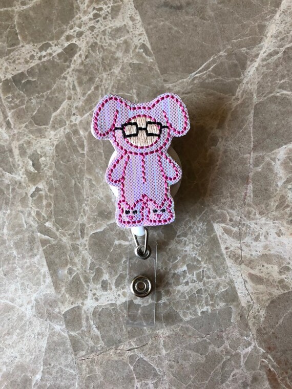 Ralph Pajama Badge Reel/Christmas Badge Reel/winter Badge Reel/Nurse Badge Reel. Christmas story badge reel