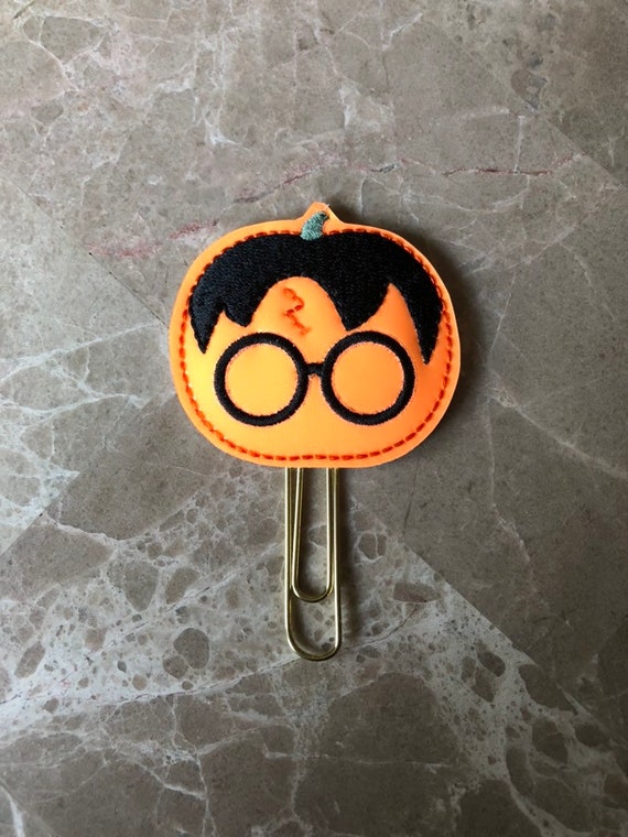 HP Vinyl Pumpkin Planner Clip/Paper Clip/Feltie Clip. Harry Potter Planner Clip. Pumpkin Planner Clip. Wizard Planner Clip. Harry Planner Cl