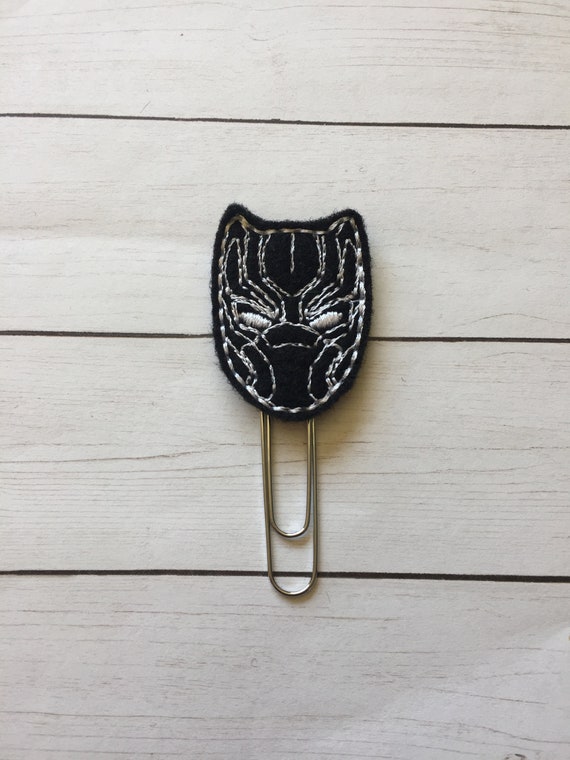 Panther Face Planner Clip/Planner Clip/Bookmark. Black Panther Planner clip. Movie Planner Clip. Character Planner Clip. Hero Planner Clip