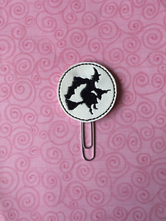 Witch Silhouette planner Clip/Planner Clip/Bookmark. Halloween Planner Clip. Fall Planner Clip. Witch Planner Clip. Scary Planner Clip