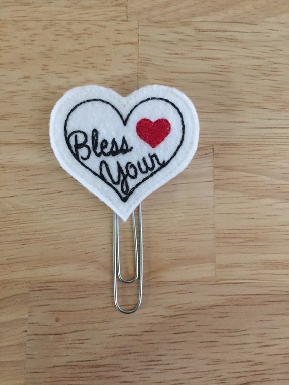 Bless Your Heart Planner Clip. Heart Planner Clip. Bless Your Heart. Snarky Planner Clip. Southern Planner Clip. Southern Sayings